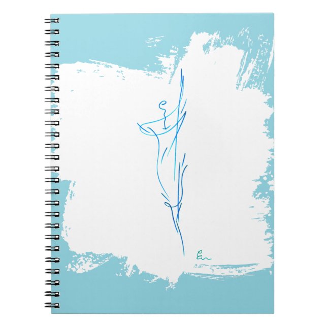 Ligne bleu 3 anteckningsbok (Framsidan)