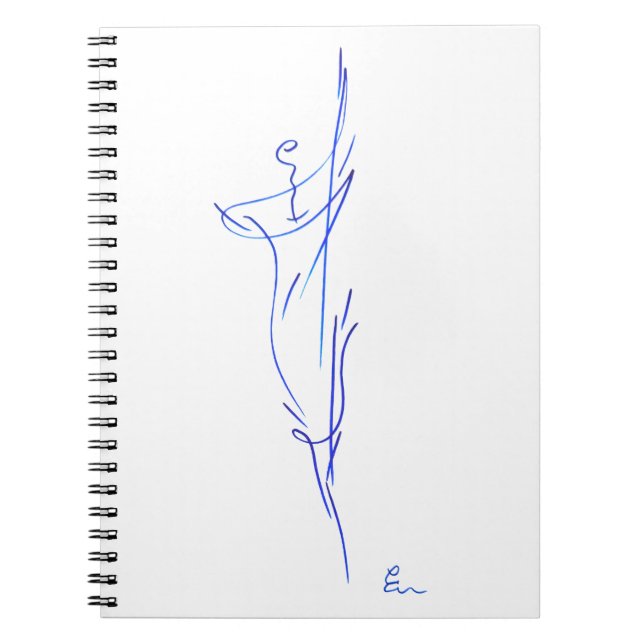 Ligne bleu 3 anteckningsbok (Framsidan)