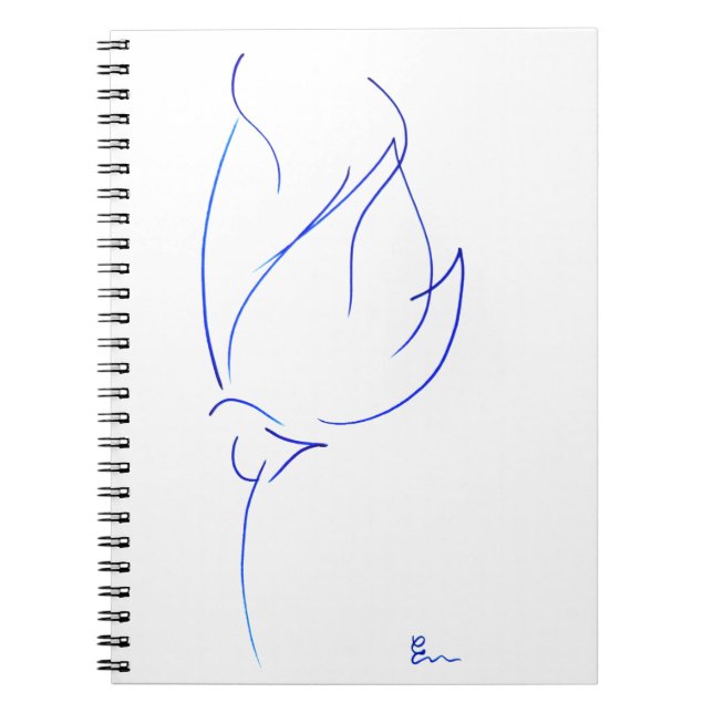 Ligne bleu 6 anteckningsbok (Framsidan)