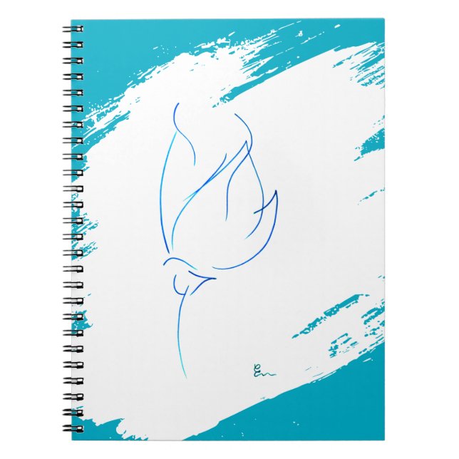 Ligne bleu 6 anteckningsbok (Framsidan)