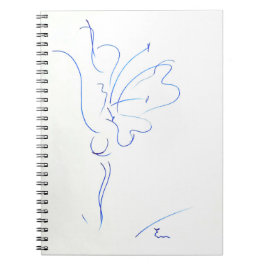 Ligne bleue anteckningsbok