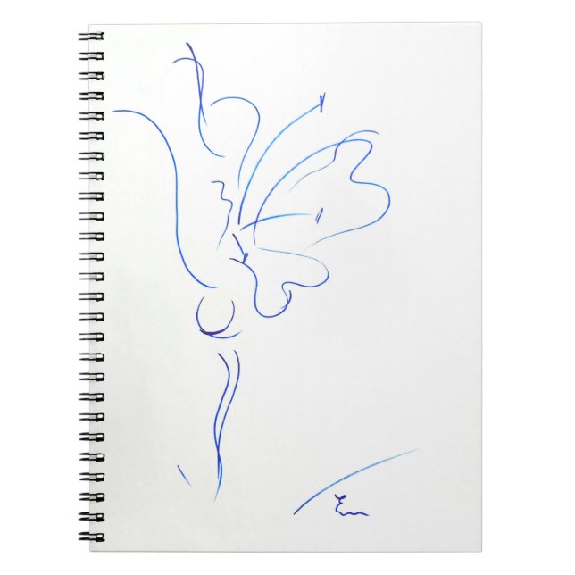 Ligne bleue anteckningsbok (Framsidan)