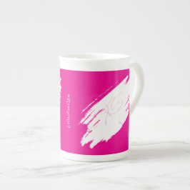 Lignes bleu 2 benporslin mugg
