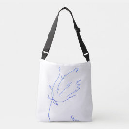 Lignes bleues 2 Sac fourre-tout Axelväska