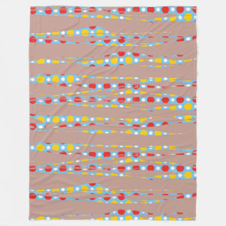 Lignes horizontales graphiques et abstraites fleecefilt