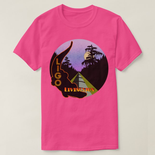 LIGO Livingston blue TShirt T Shirt (Design framsida)