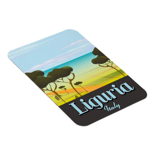 Liguria Italytrip poster Magnet (Högersidan)