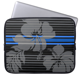 Lihue Hibiscus Rand Hawaiian Neoprene Wetdräe Laptop Sleeve