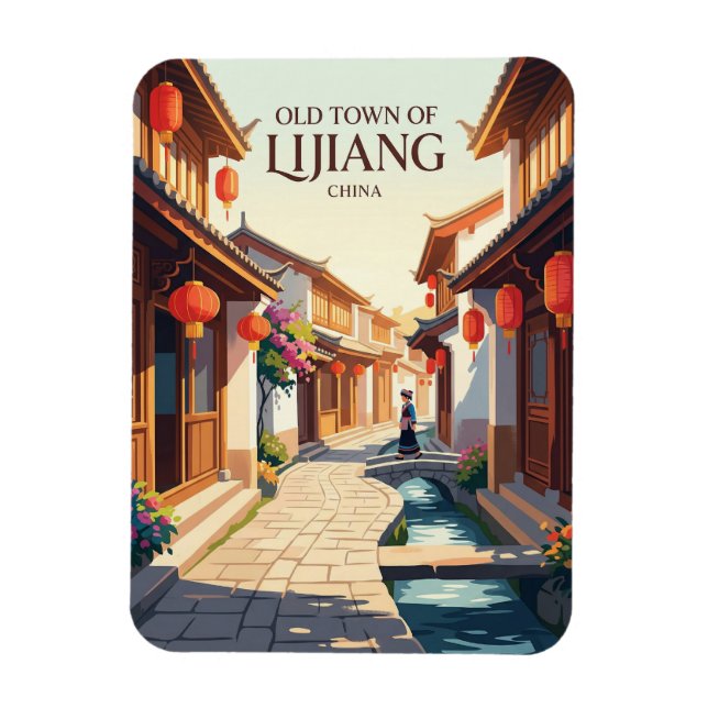 Lijiang, Kina Kina Magnet (Vertikal)