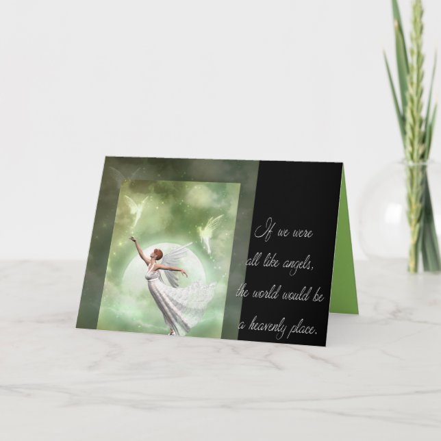 Lik änglar tack kort (Framsida)