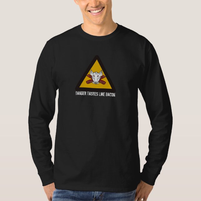 Lik bacon för farasmaker (longsleeve) tee shirt (Framsida)