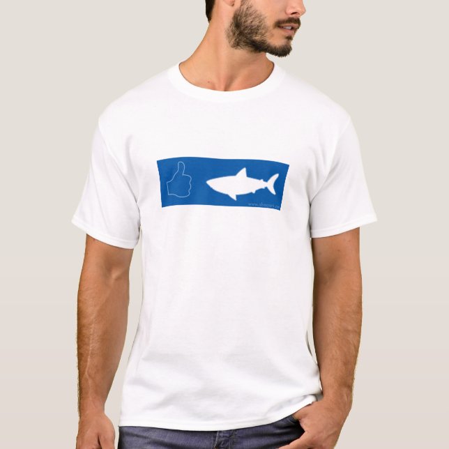 Lik haj t-shirt2 tröja (Framsida)