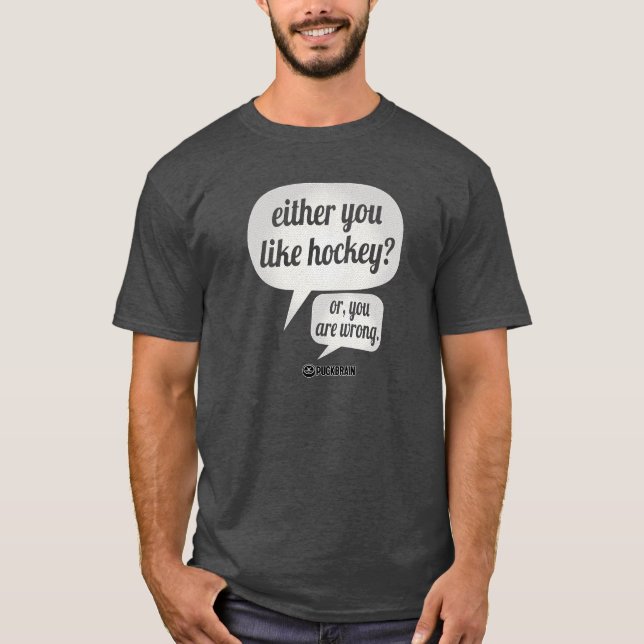Lik hockey? tee (Framsida)