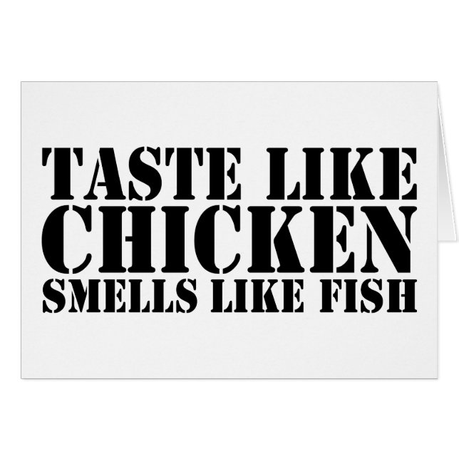 Lik höna hälsningskort (Framsidan Horizontal)