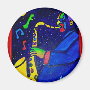 Lik Jazzman vid Piliero Magnet