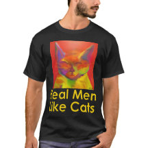 Lik kattT-tröja för verklig manar