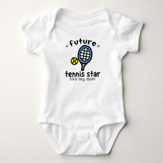 Lik mamma för tennis t-shirt
