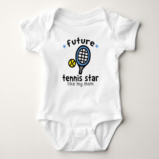 Lik mamma för tennis tee (Framsida)