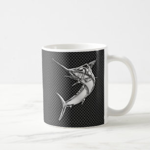 Lik Marlin för krom på kolfiber Kaffemugg