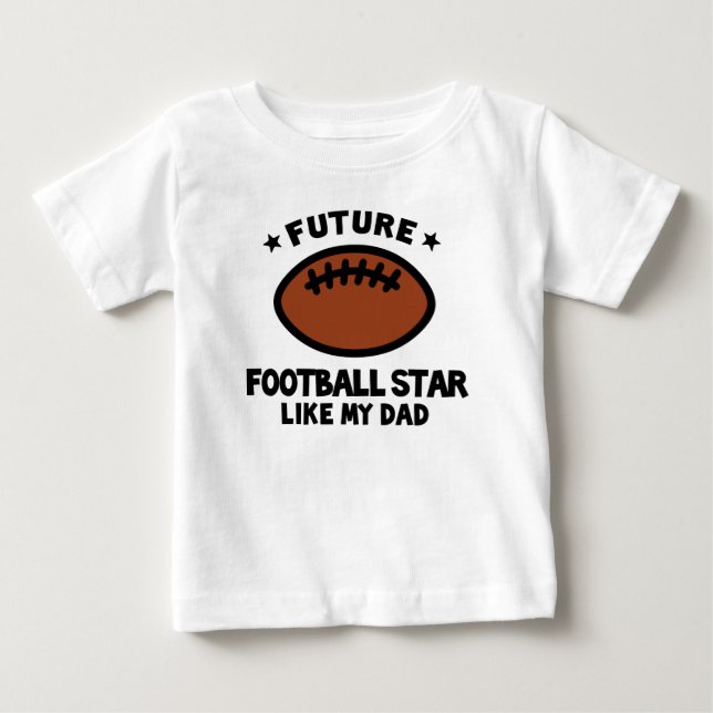 Lik pappa för fotboll t shirt (Framsida)