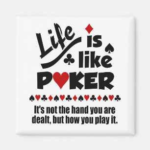 Lik pokermagnet för liv magnet
