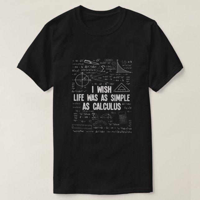 LIKA ENKEL SOM KALKULUS T SHIRT (Design framsida)