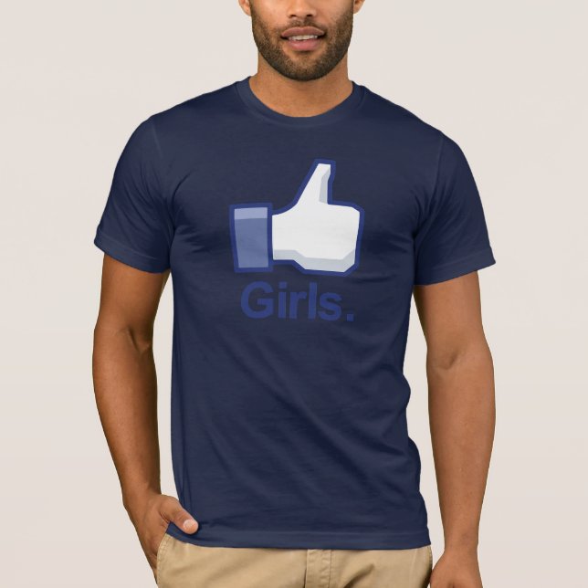 Lika flickor t-shirt (Framsida)