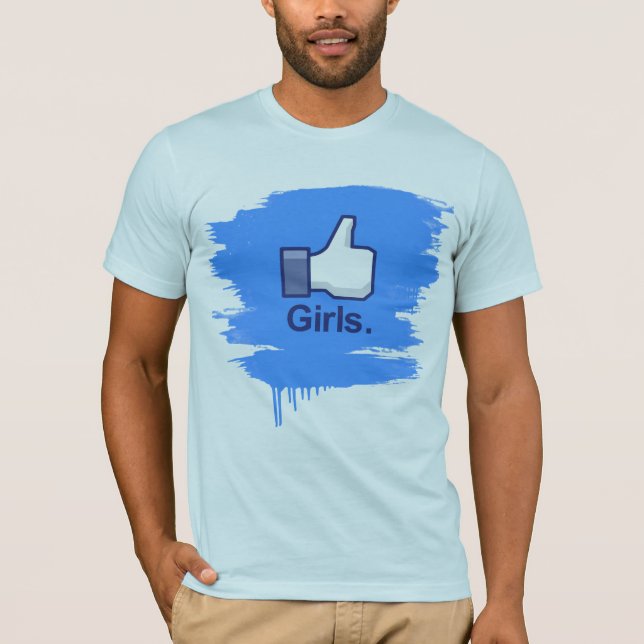 Lika flickor t-shirt (Framsida)