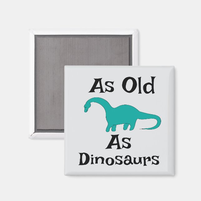 Lika gammal som dinosaurier Magnet (Front/Back)
