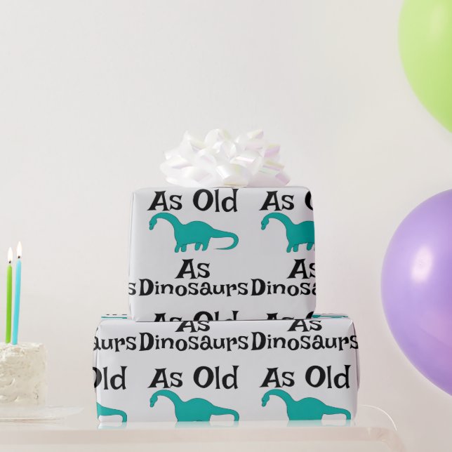 Lika gammal som dinosaurier presentpapper (Festgåvor)