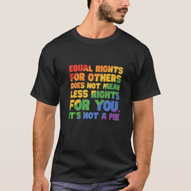 Lika Höger för andra Elak inte mindre Höger T Shirt (Framsida)