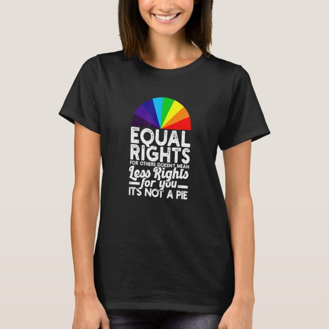 Lika Höger för andra gör Elak mindre Höger - T Shirt (Framsida)