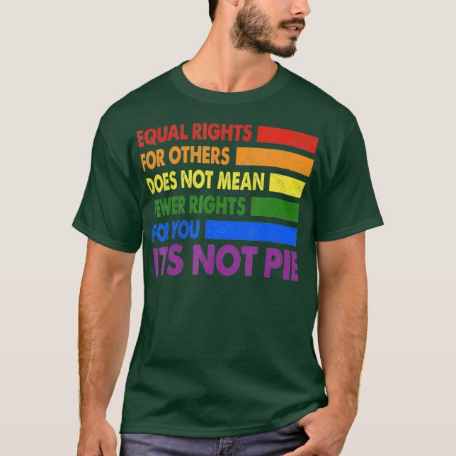 Lika Höger för andra med jämlikhet utanför Paj T Shirt (Framsida)