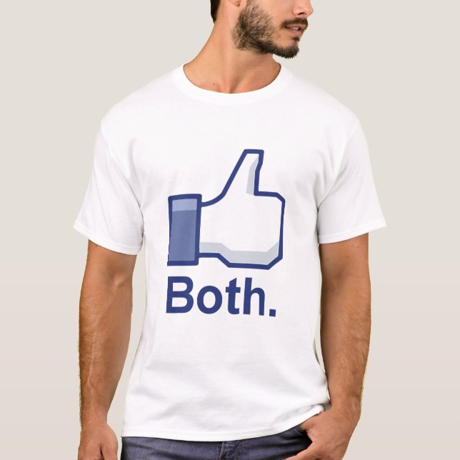 Lika med båda t-shirt (Framsida)