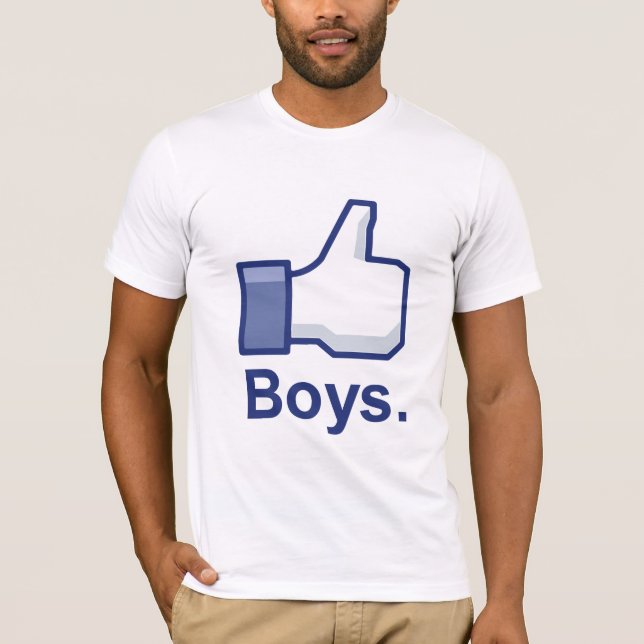 Lika pojkar t shirt (Framsida)