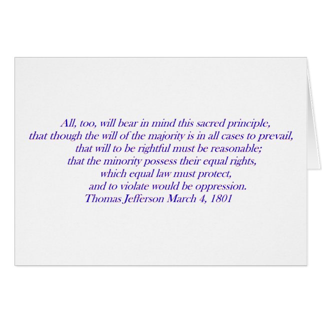 Lika rätt måste skydda .... hälsningskort (Framsidan Horizontal)