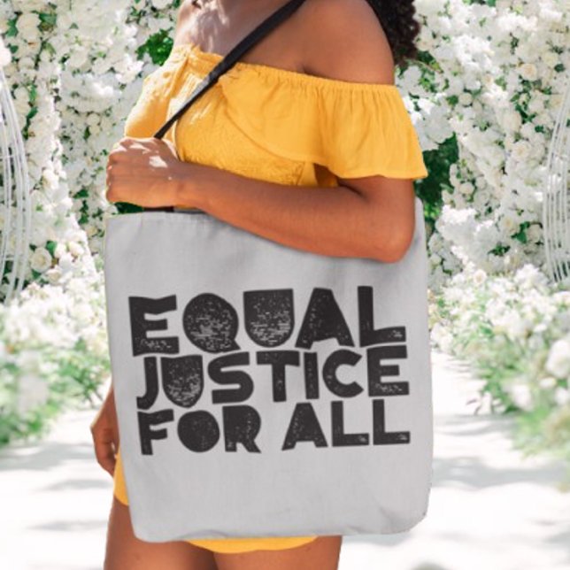 Lika rättvisa för alla - Empowerment Tote Bag Tygkasse (Skapare uppladdad)