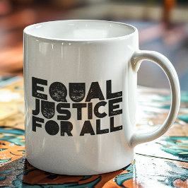 Lika rättvisa för alla - fet Påstående Classic Mug Kaffemugg