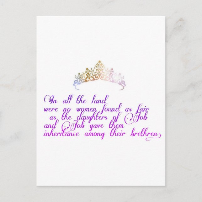 Lika rättvist som de döttna i jobbet vykort (Framsida)