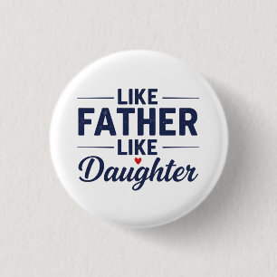 Likadan far och dotter Textdesign Knapp