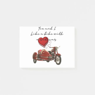 Like A Motorcycle With A Sidecar Post-it Block