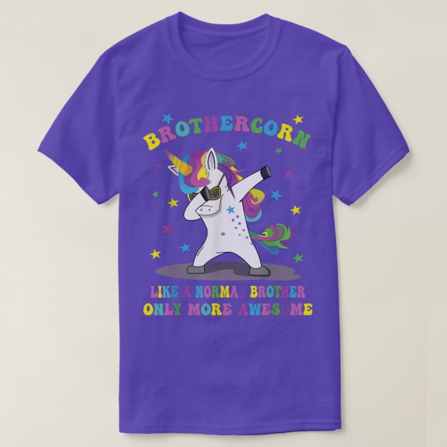Like a Normal Brother Only More Awesome, Brother C T Shirt (Design framsida)