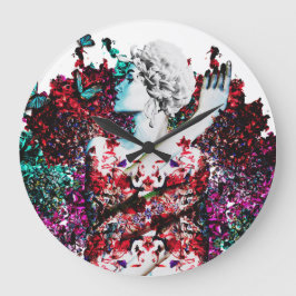 Like Flowering Flowers Stor Klocka