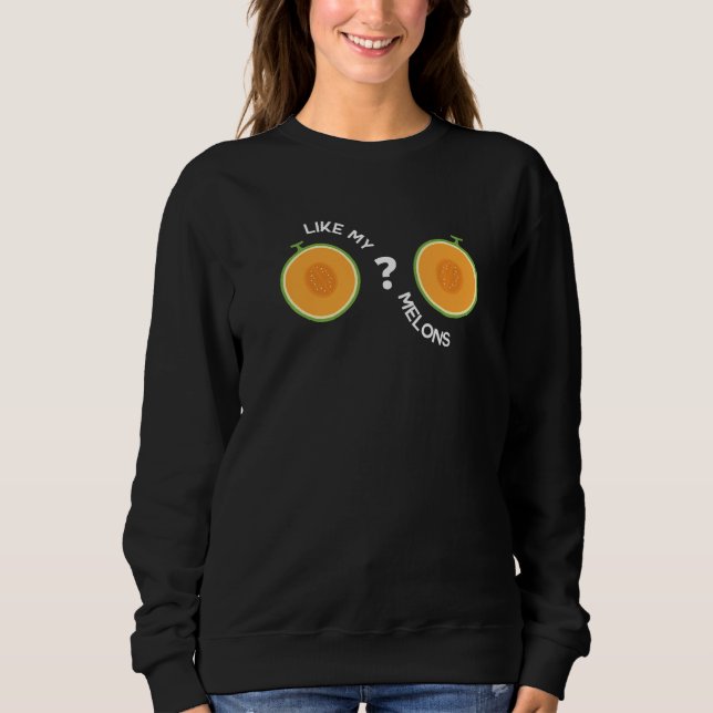 Like My Melons Summer Concer Farmers Market T Shirt (Framsida)