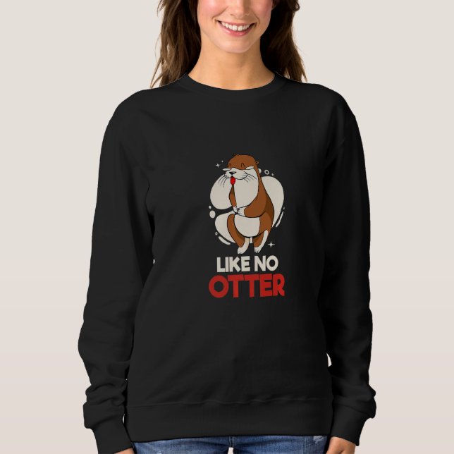 Like no Otter Pet Otter Premium T Shirt (Framsida)