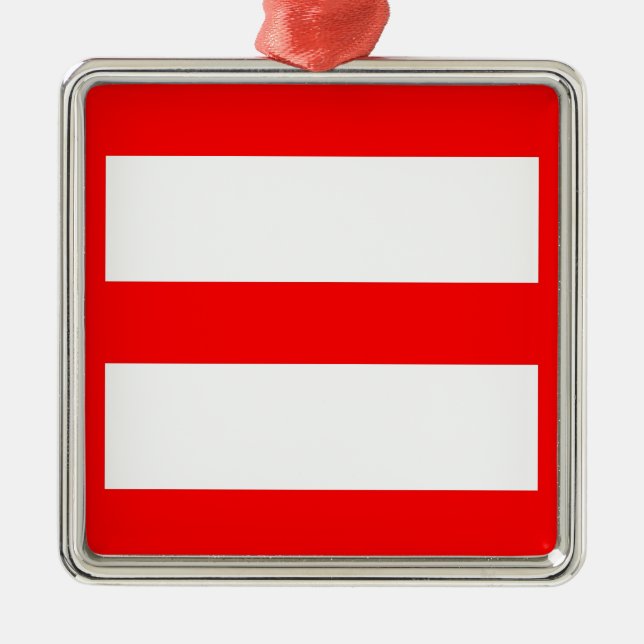 Likhetstecken Julgransprydnad Metall (Framsidan)