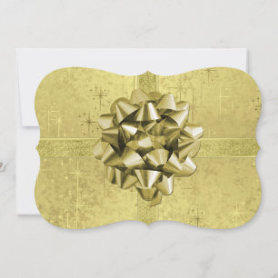 liknar en guldblomma Julklapp Julkort