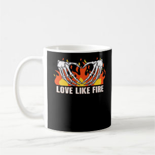 Liksom Classic - Skeleton Händer Heart Kaffemugg