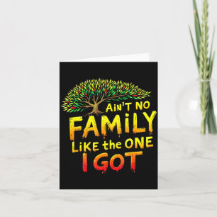 Liksom Den Ene Har Ingen Matchande Familj Familj Kort