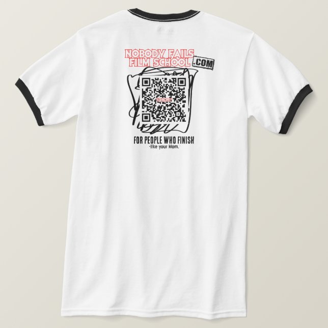 Liksom din mamma | NFFS Filmskapare | Slate Design T Shirt (Design baksida)